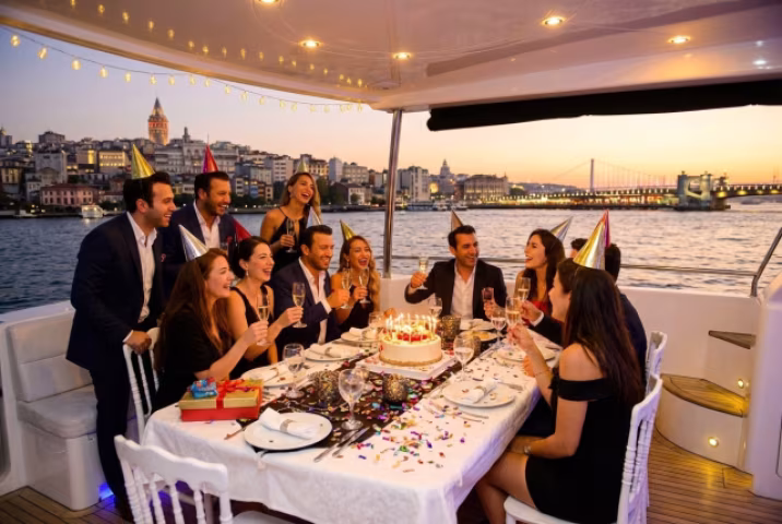 Birthday Party on a Yacht